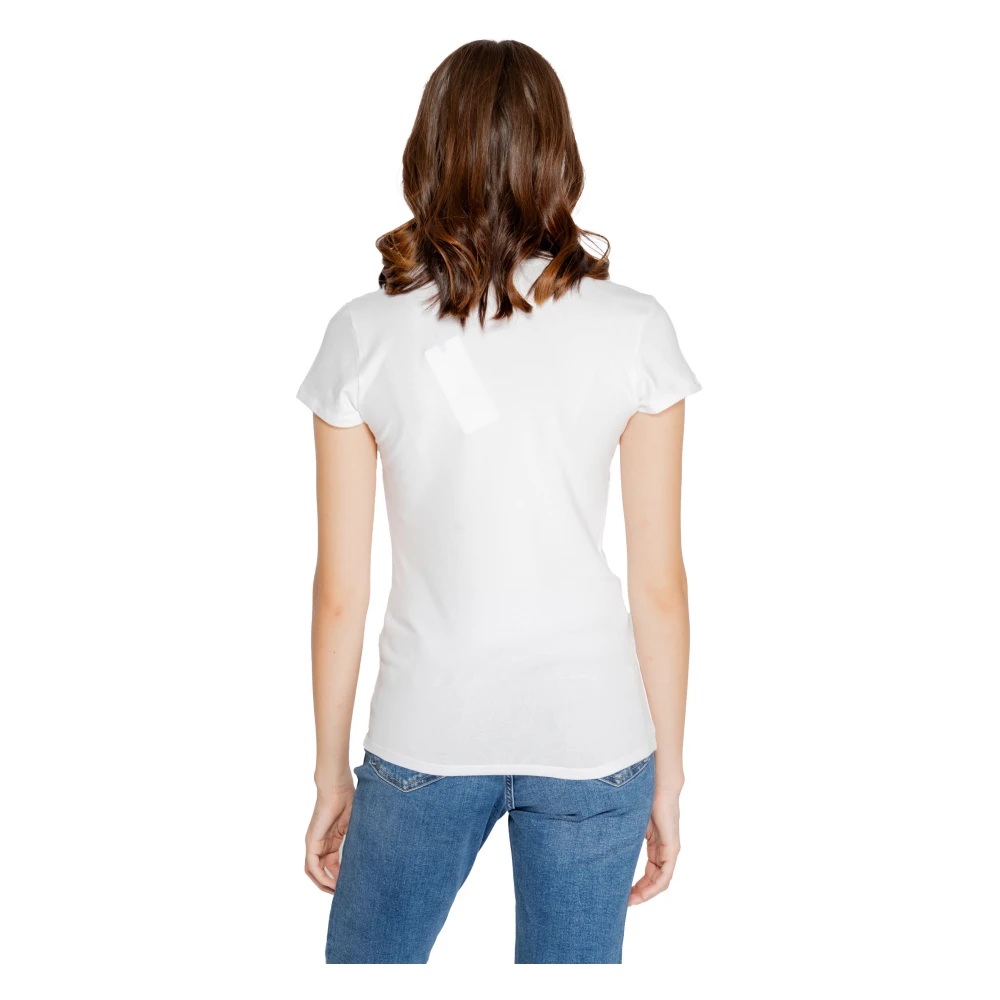 Armani Exchange Wit Bedrukte Tanktop Vrouwen White Dames