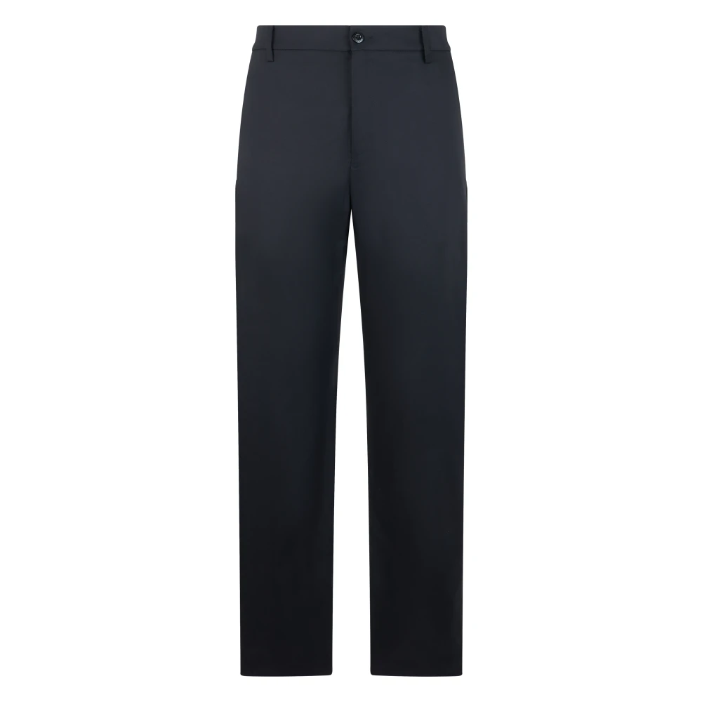 C.p. Company Men's Black Straight Trousers, L, Metropolis Technical Panama Jersey Cargo Trousers