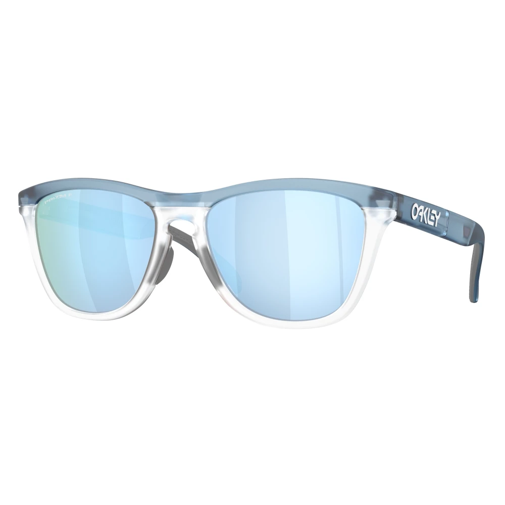 Oakley Unisex Blue Sunglasses, 58 Mm, Stylish Sunglasses Frogskins Range Xl