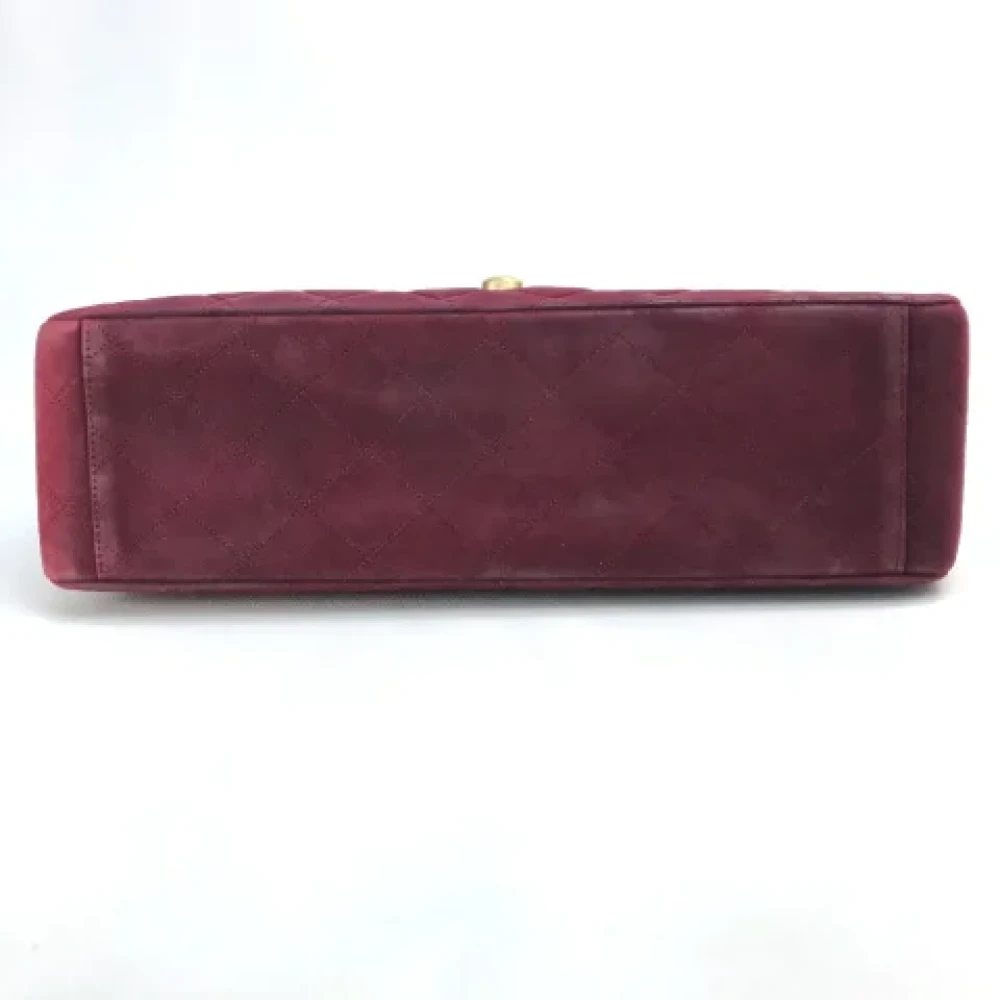 Chanel Vintage Pre-owned Suede chanel-bags Red Dames
