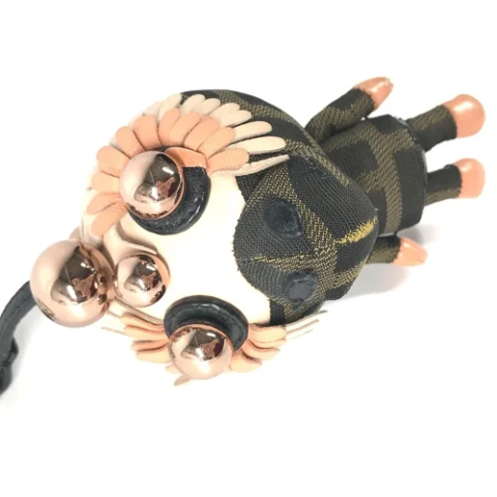 Fendi Vintage Pre-owned Fabric key-holders Brown Dames