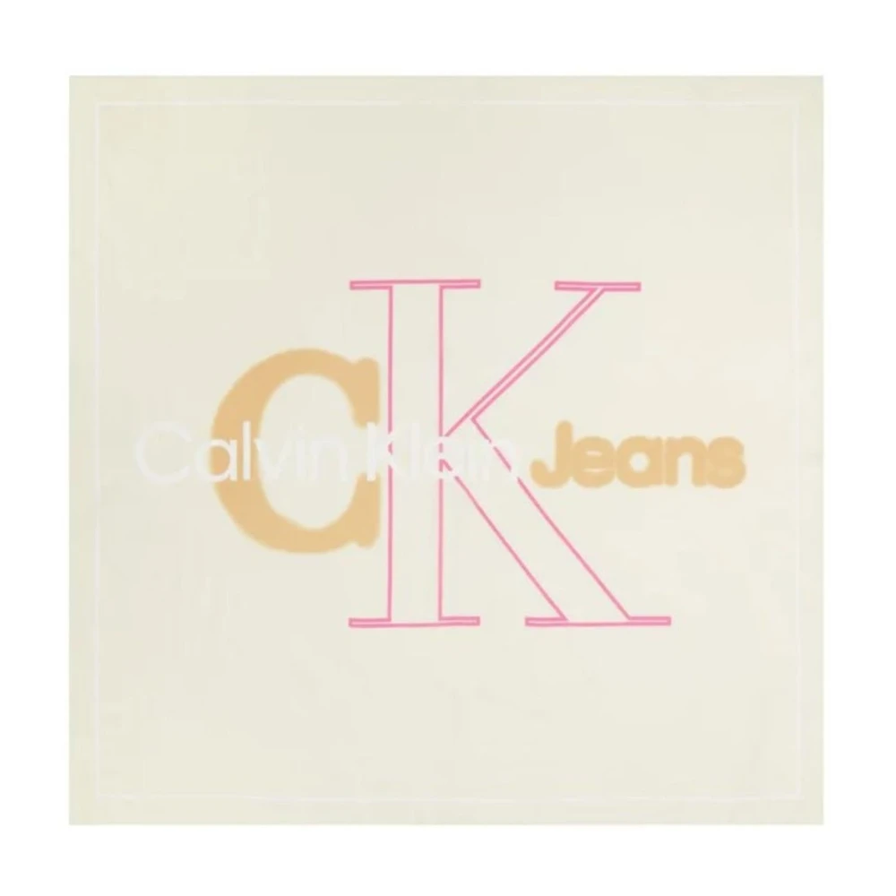 Calvin Klein Cut Out Monolo Sjaal Vrouwen Beige Dames