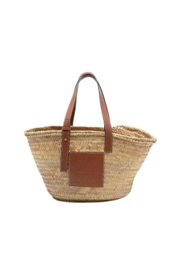 Pre-owned Raffia Tote