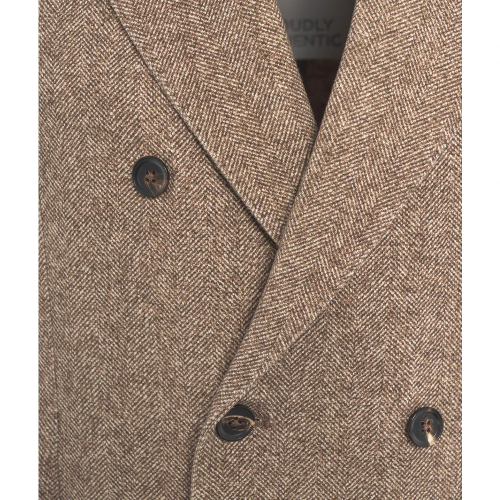 Circolo 1901 Bruine Blazer Modern Ontwerp Verhoog Stijl Brown Heren