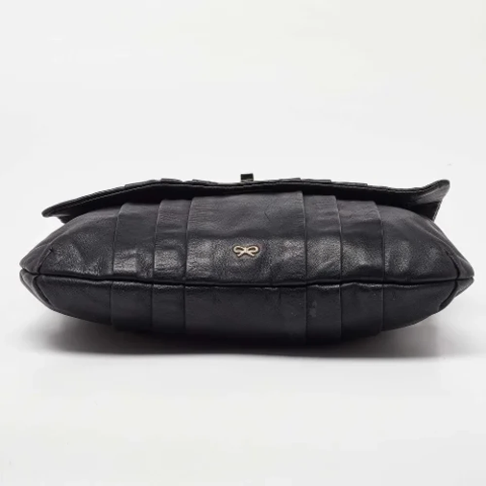 Anya Hindmarch Pre-owned Leather handbags Black Dames