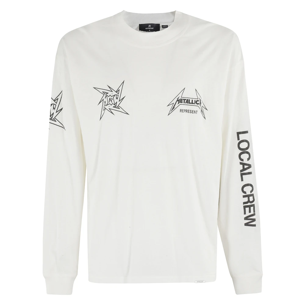 Represent Metallica Anniversary Long Sleeve T-Shirt White Heren