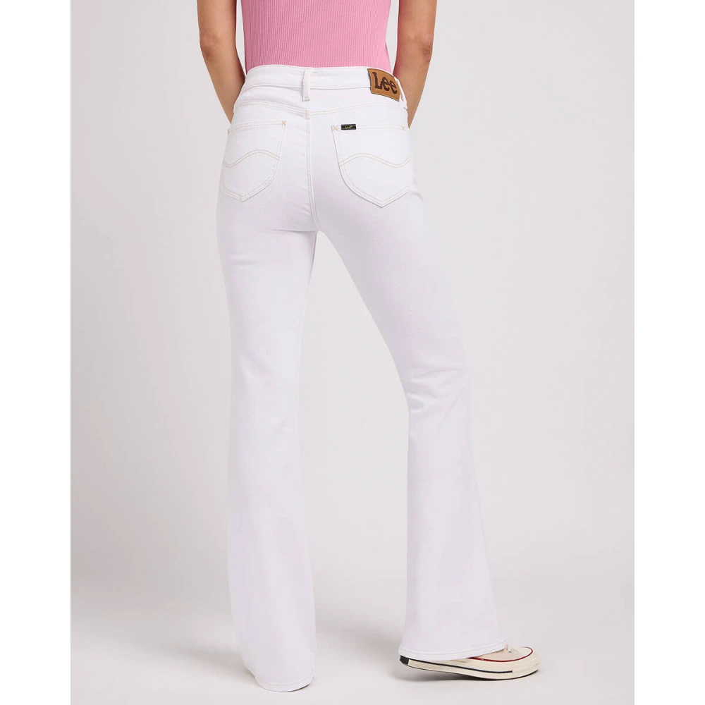 Lee Breese Jeans White Dames