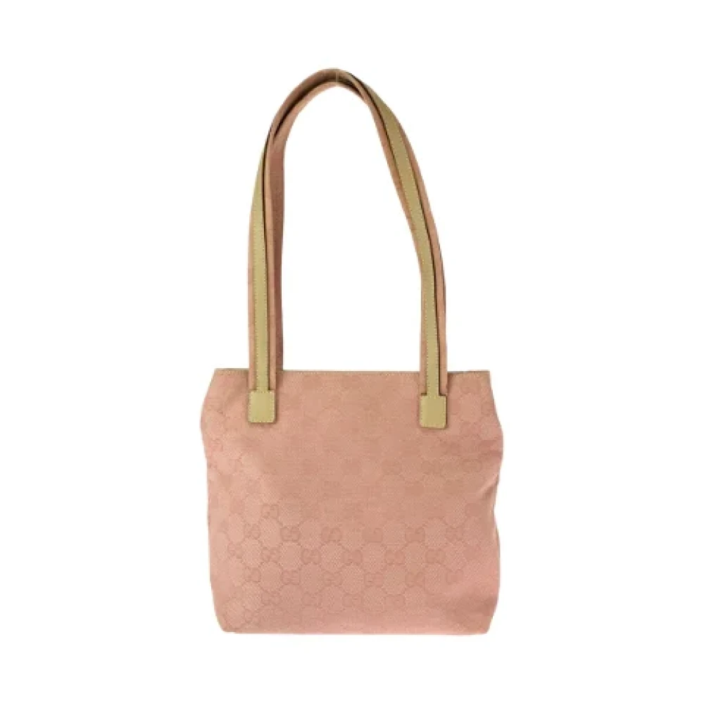 Gucci Vintage Pre-owned Canvas totes Pink Dames
