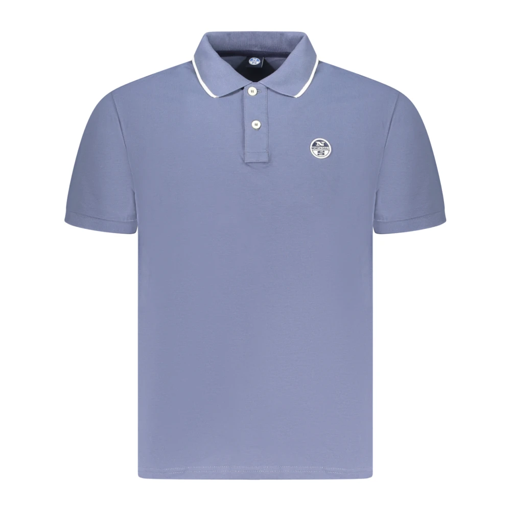 North Sails Herren Blau Kurzärmeliges Polohemd