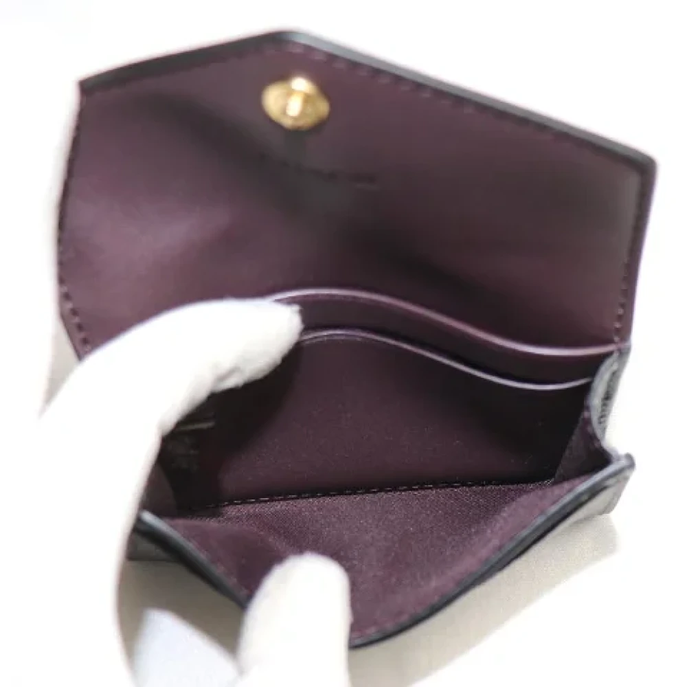 Coach Pre-owned Canvas wallets Brown Dames