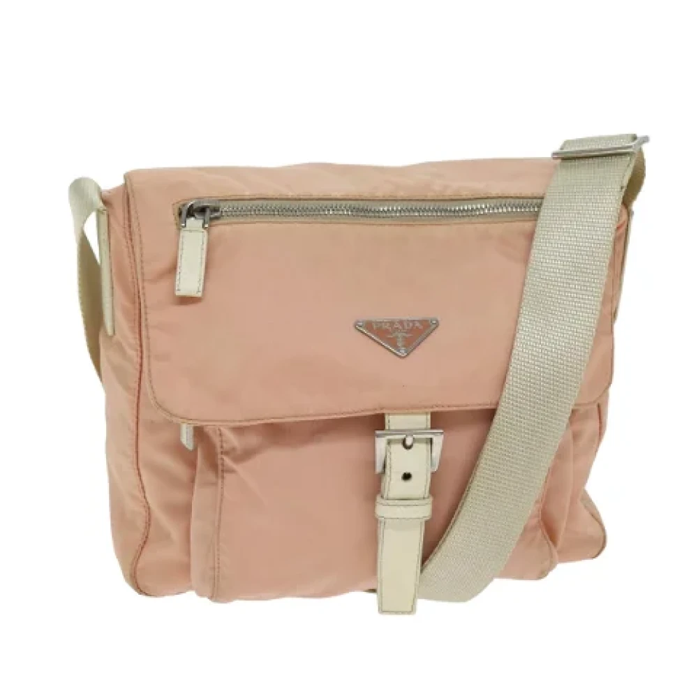 Prada Vintage Pre-owned Fabric prada-bags Pink Dames