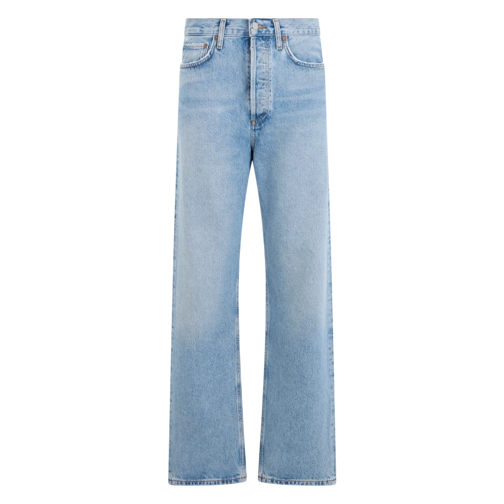 Agolde Women's Blue Straight Fit Jeans, W27, Kelly Jean