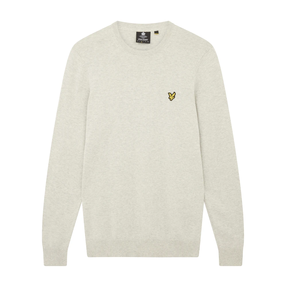 Lyle & Scott Men's Gray Merino Crew Jumper