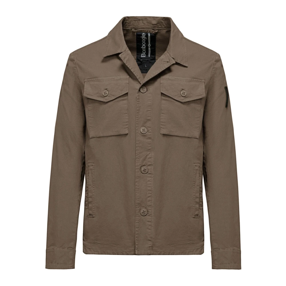 Bomboogie Men's Beige Unlined Cotton Jacket - Light Jackets - Xl - Jackets