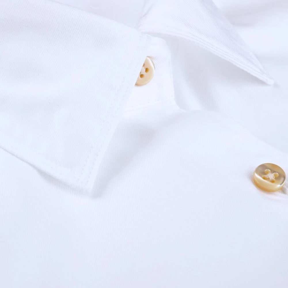 Stenströms Wit Gewassen Klassiek Overhemd White Dames