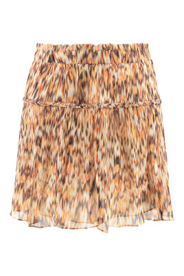 silk-cable-knit-printed-skirt