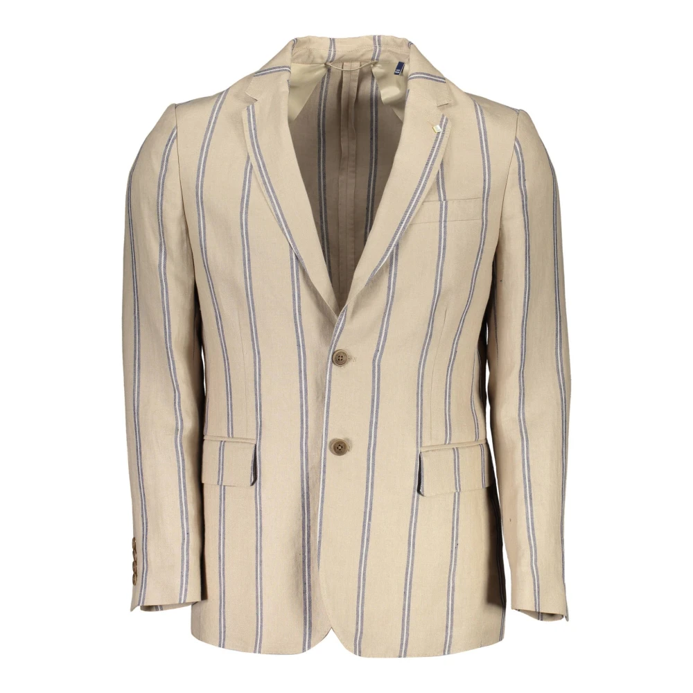 Gant - Jackets > Blazers - Beige - Gant - Modalova