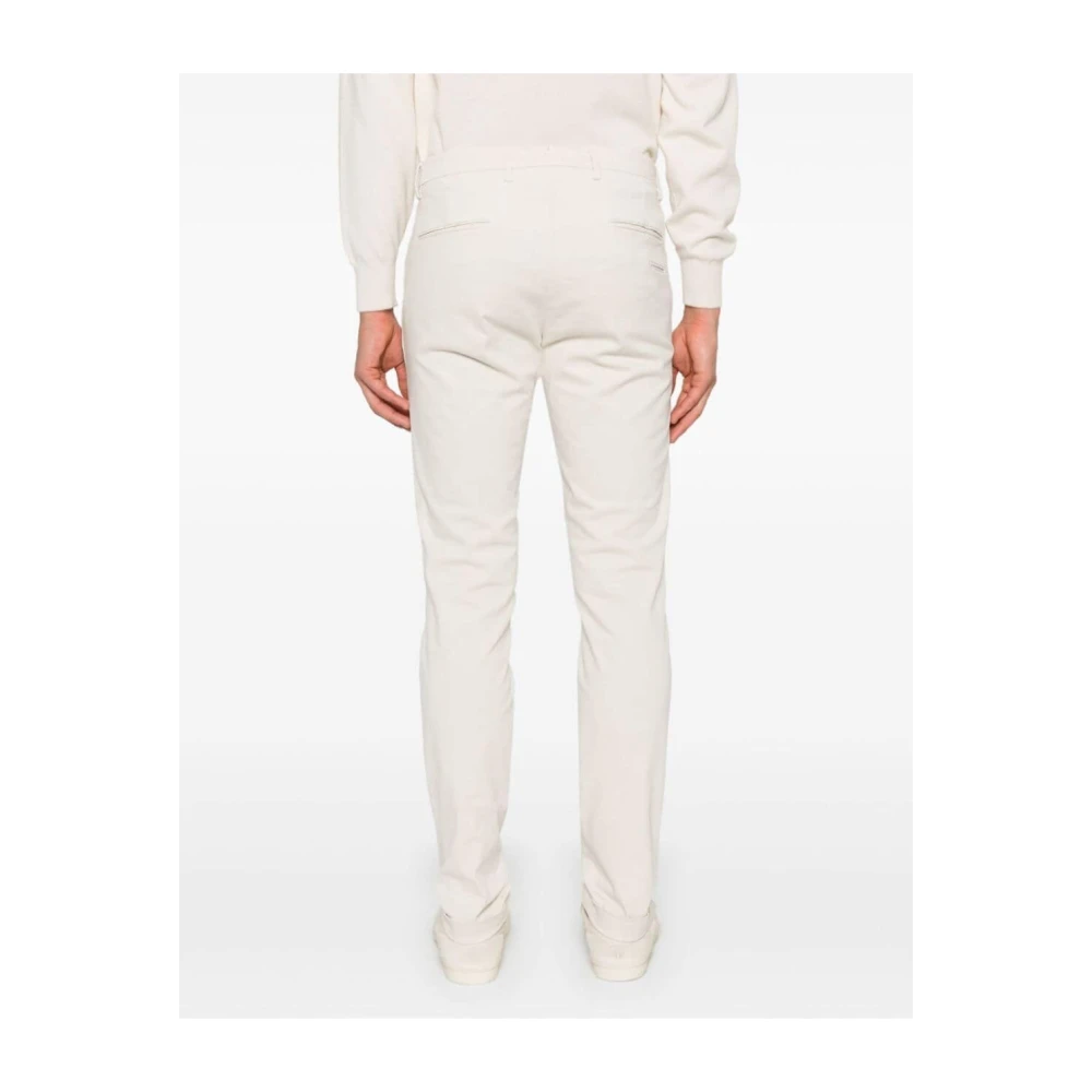 Briglia Moderne Slim-Fit Broek White Heren