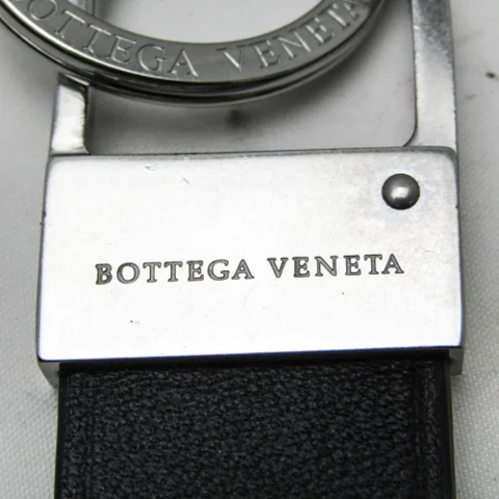 Bottega Veneta Vintage Pre-owned Leather key-holders Black Dames