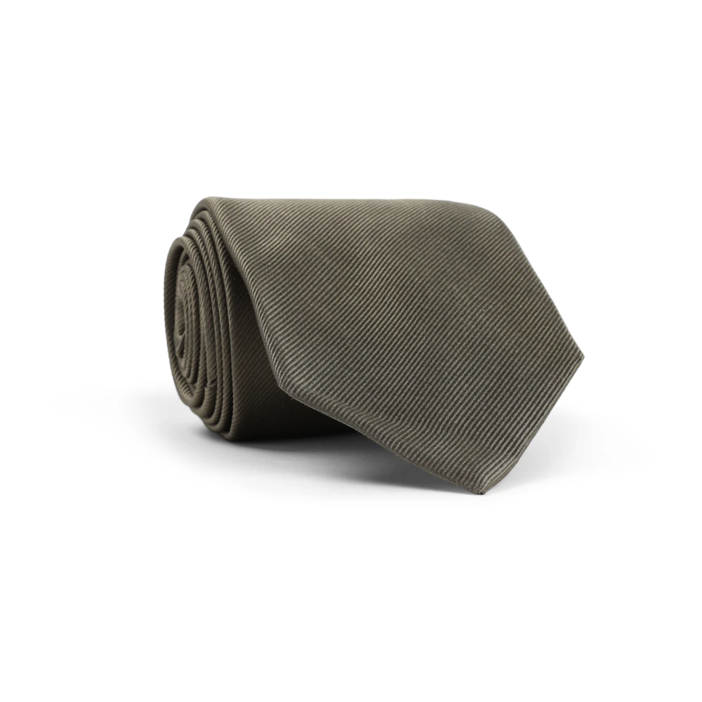 Tom Ford Groene Zijden Stropdas Elegantie Stijl Green Heren