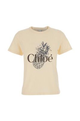 t-shirt-rose-avec-logo-imprime-femme
