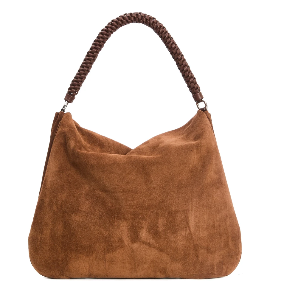Orciani Stijlvolle leren handtas in Cuoio Brown Dames