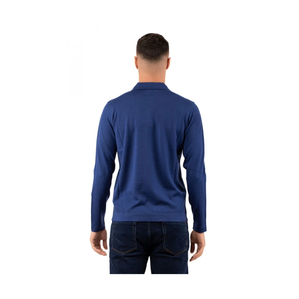 Hindustrie Heren Polo Shirt Blue Heren