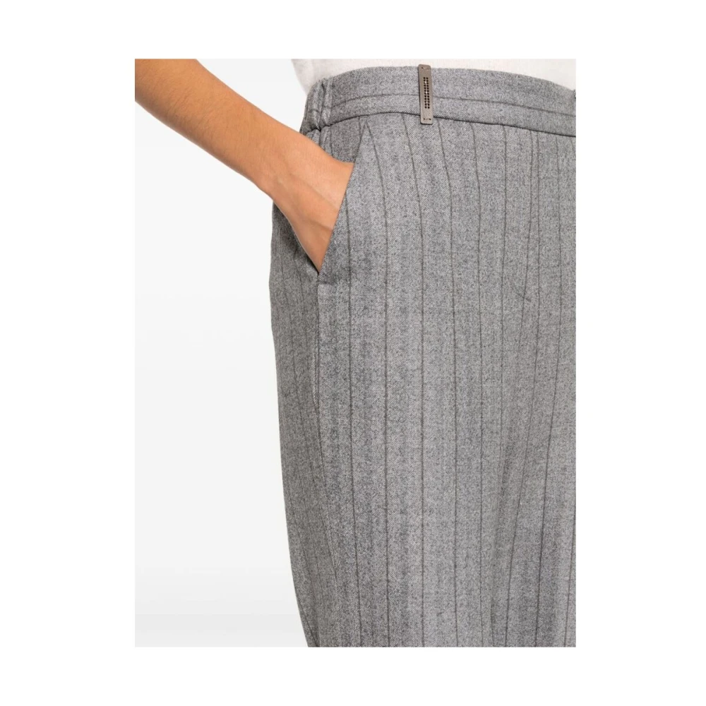 PESERICO Slim-fit Trousers Gray Dames
