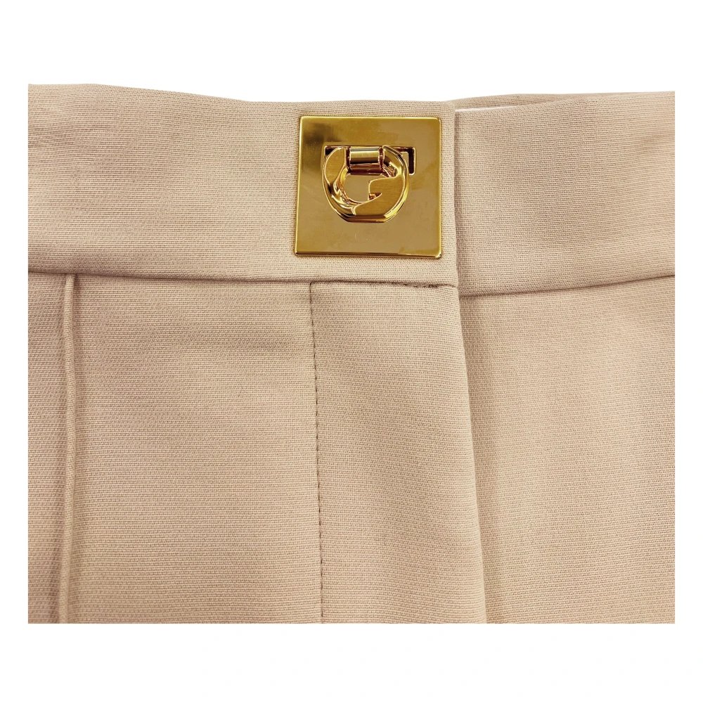 Givenchy Elegante Chino`s met gouden details Beige Dames