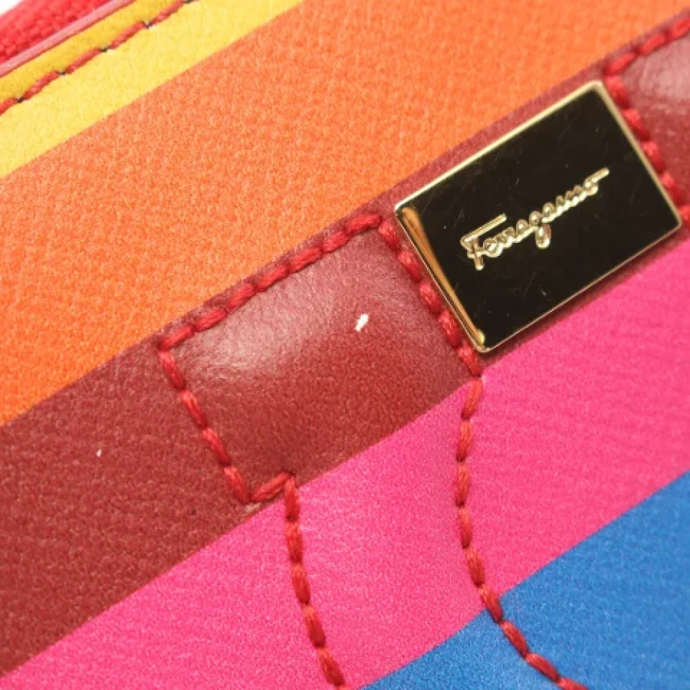Salvatore Ferragamo Pre-owned Leather wallets Multicolor Dames