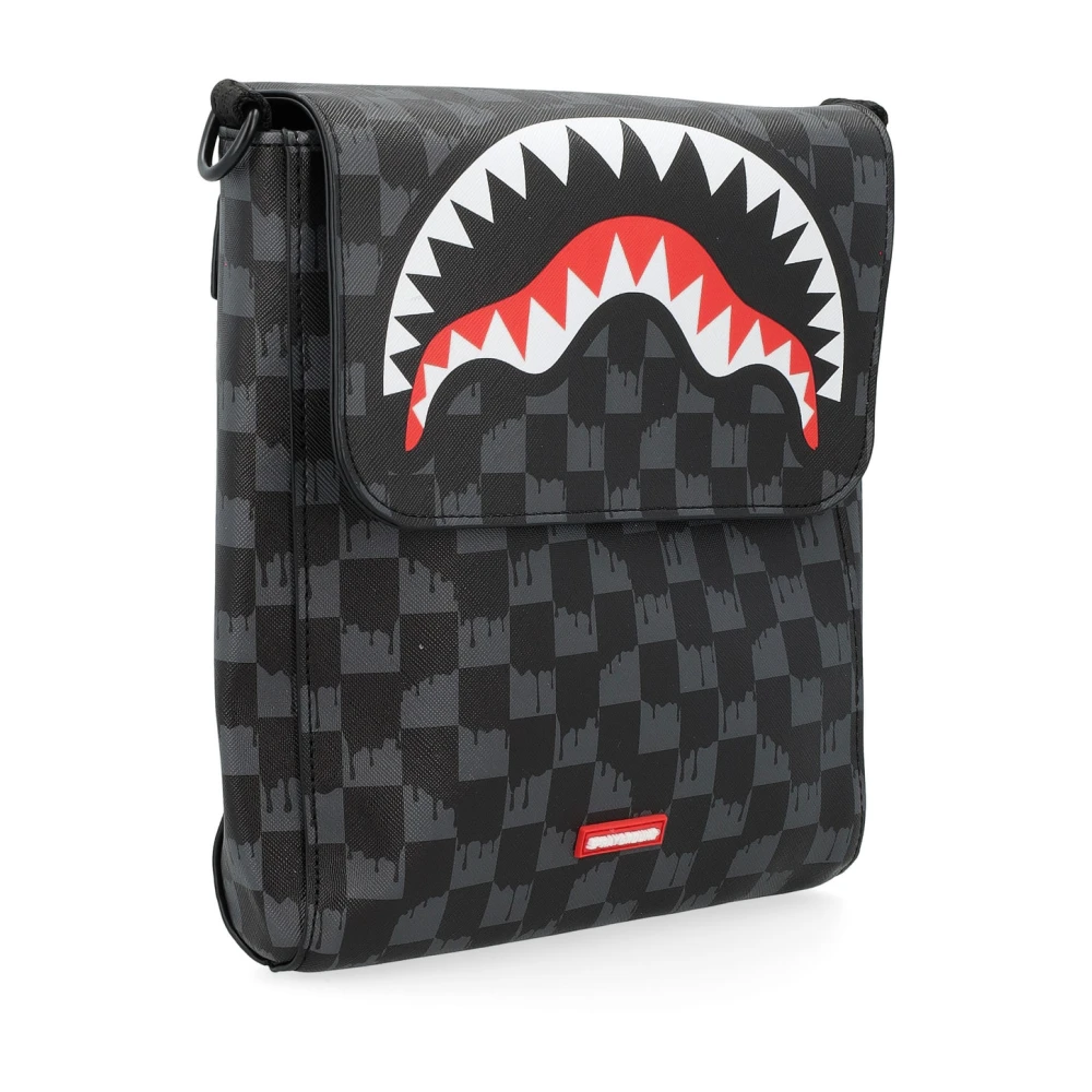 Sprayground Haai Messenger Tas Black Heren