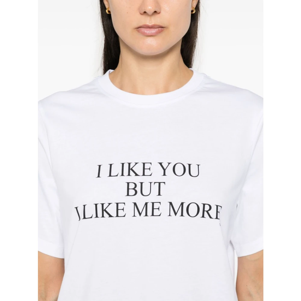 Victoria Beckham Witte T-shirts & Polos voor vrouwen White Dames