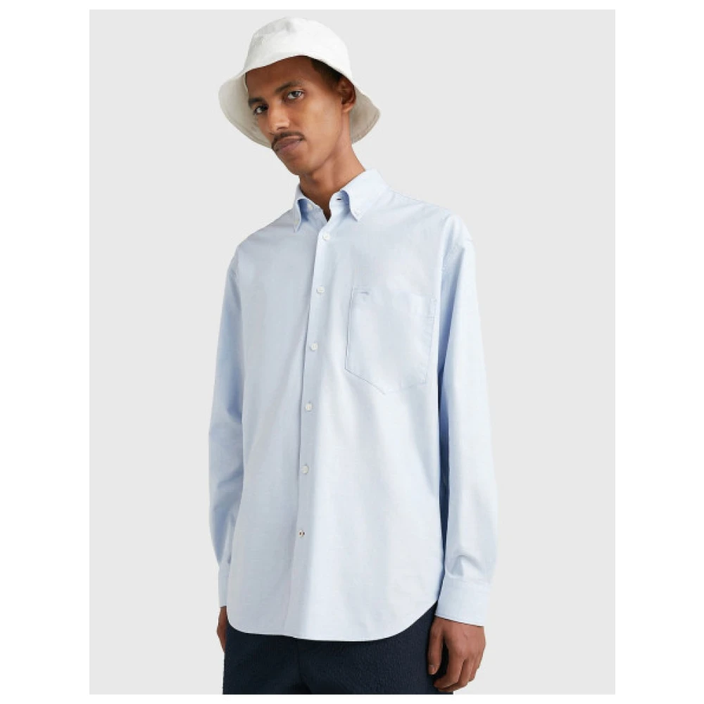 Tommy Hilfiger Oversize Oxford Overhemd Blue Heren