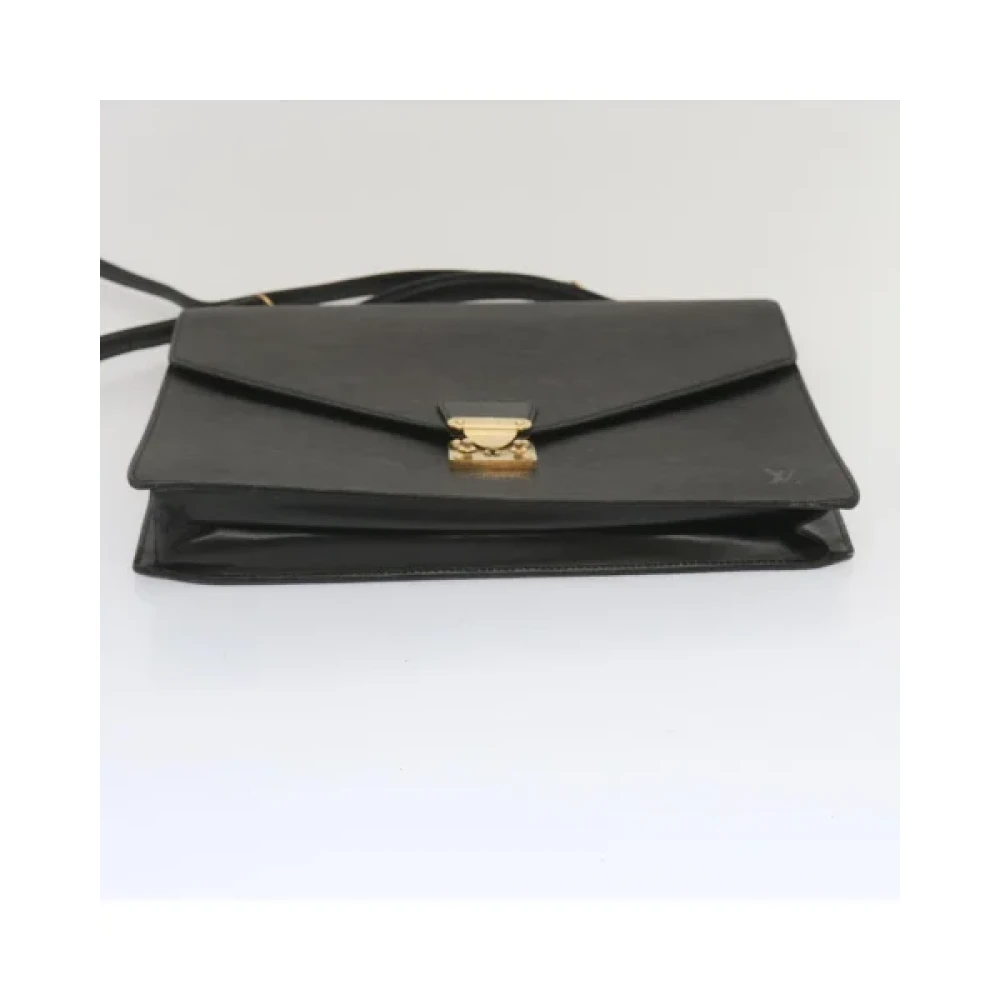 Louis Vuitton Vintage Pre-owned Leather louis-vuitton-bags Black Dames