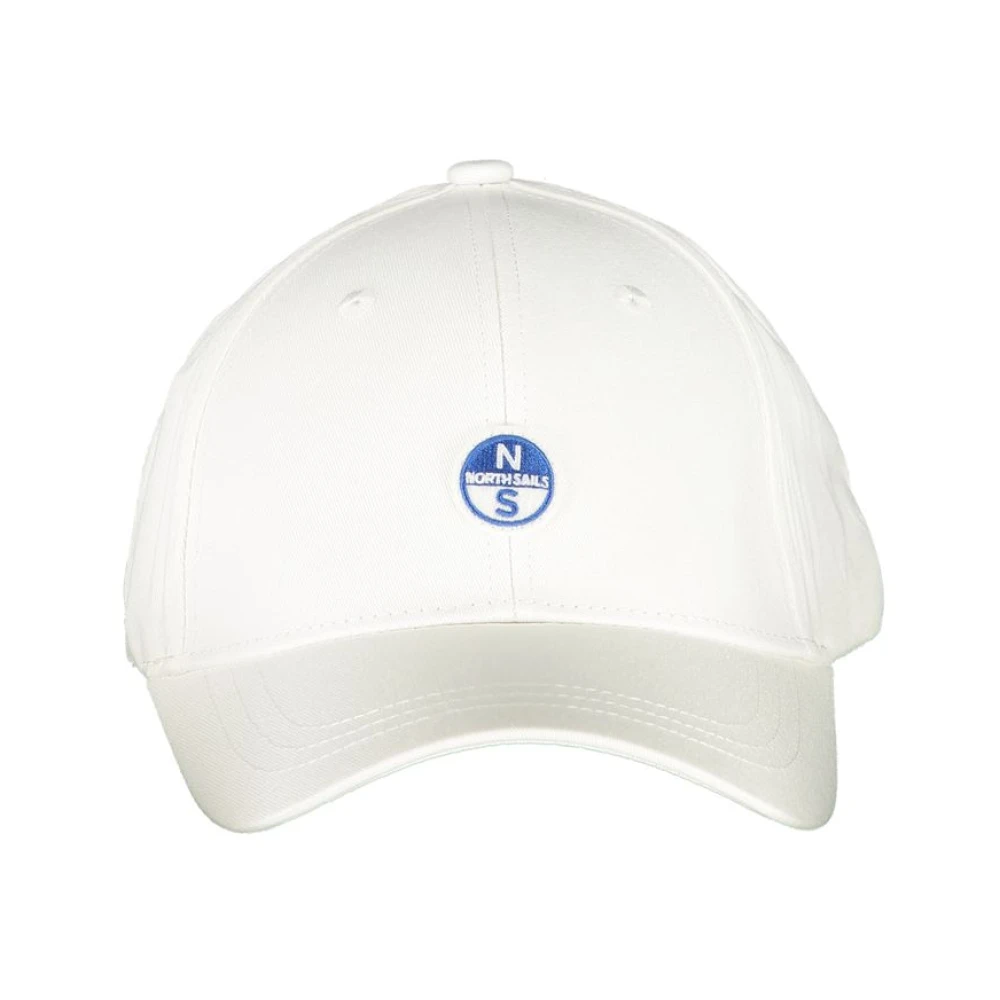 North Sails Witte Katoenen Zonneklep met Logo White Unisex