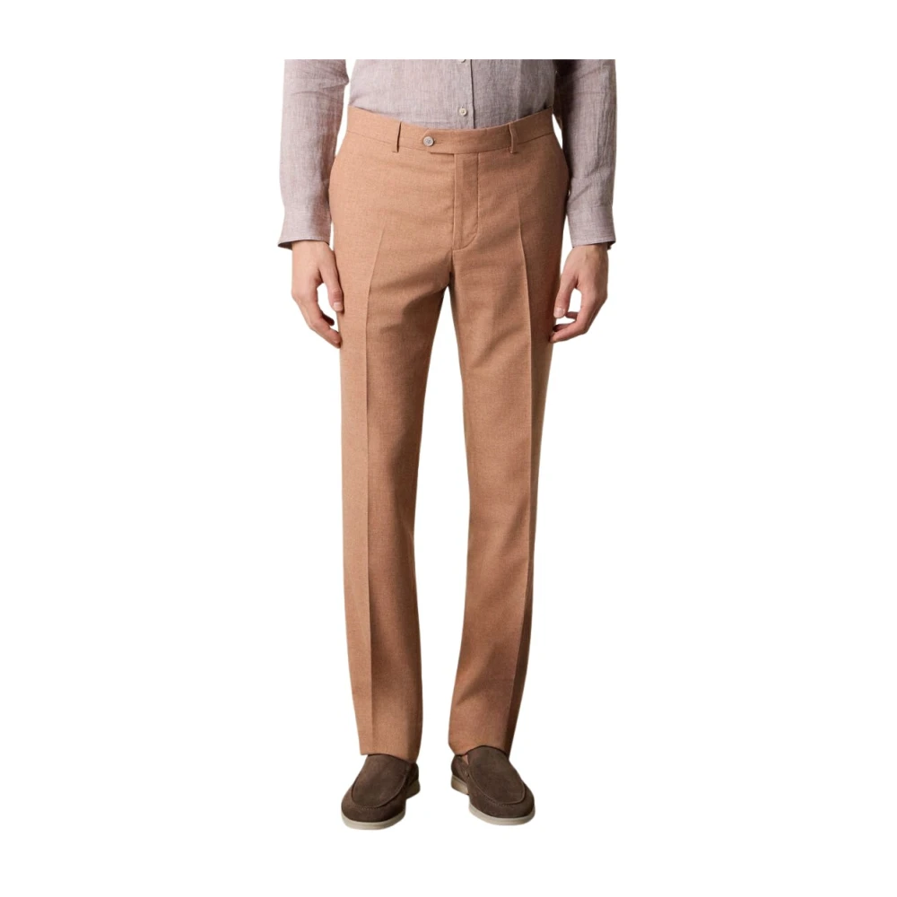 Brooks Brothers Orange Tropical Virgin Wool Trousers - Male - Suit Trousers - W32 - Trousers