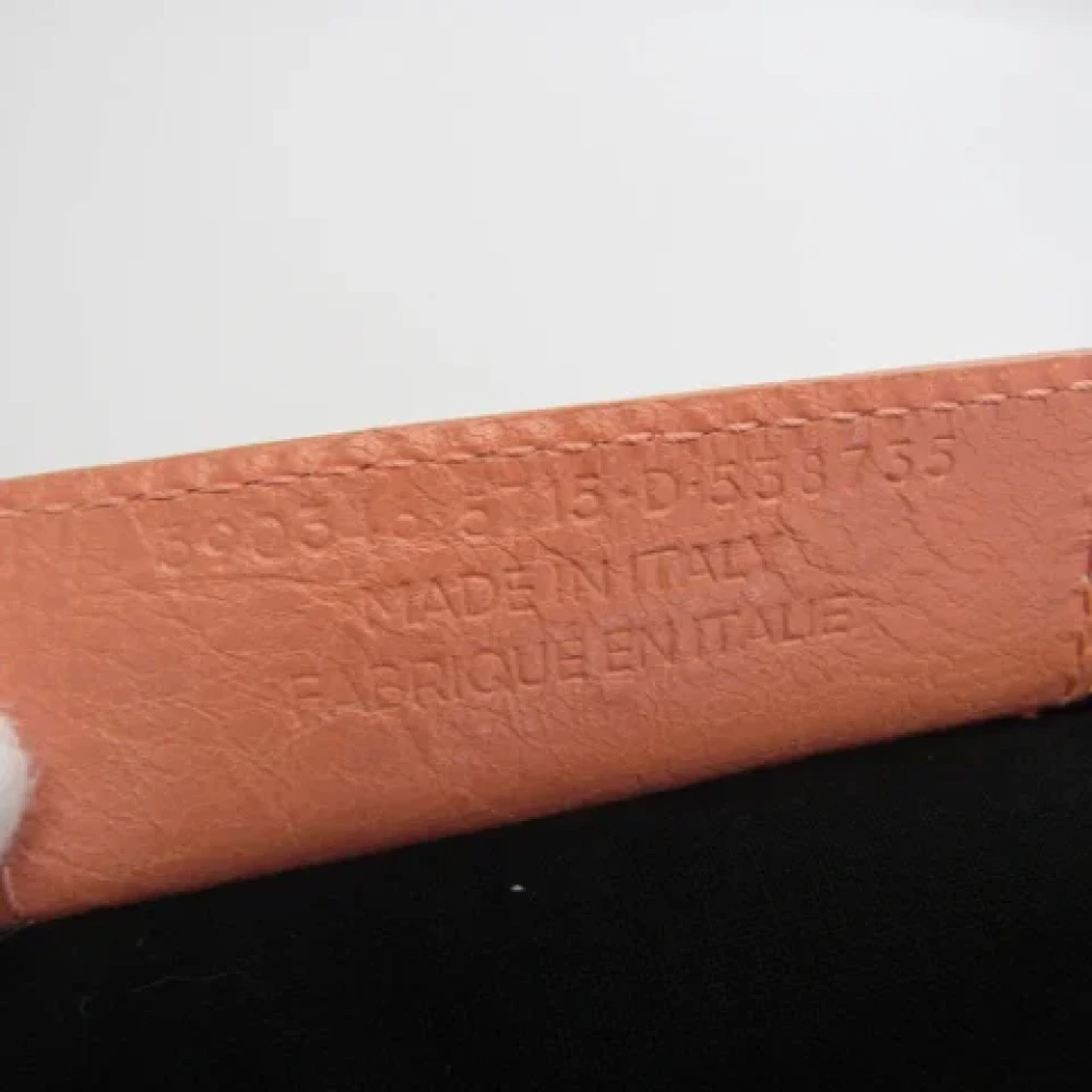 Balenciaga Vintage Tweedehands Roze Leren Balenciaga Cabas Pink Dames