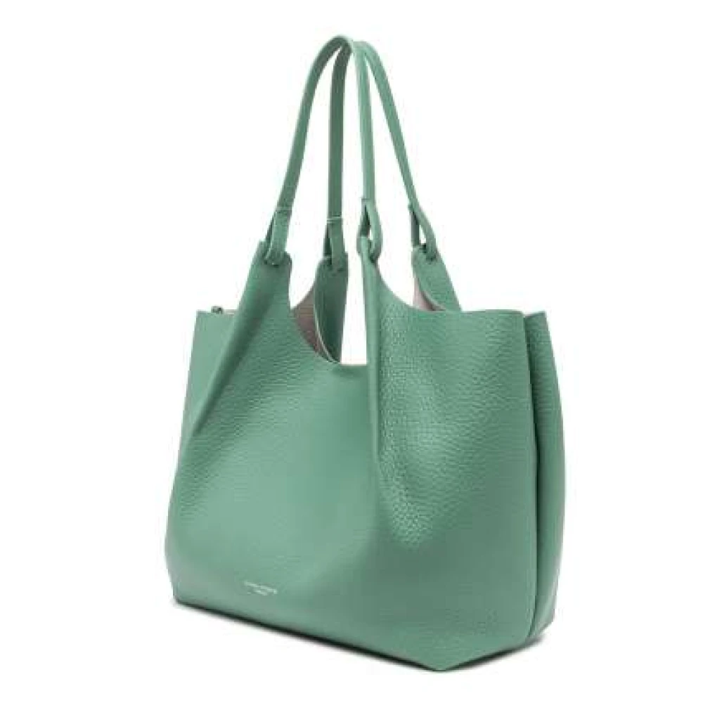Gianni Chiarini Contemporary leren tote bag Green Dames