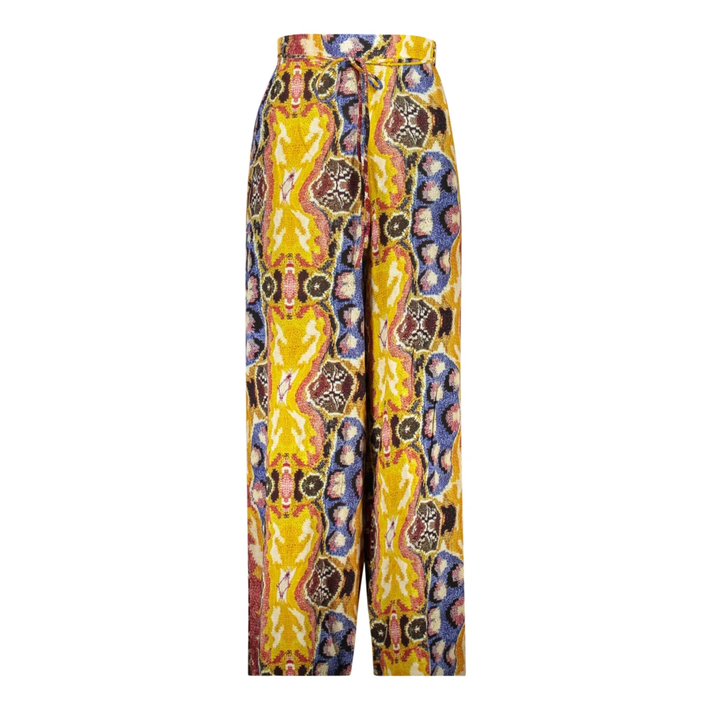 Desigual Vrouw Multicolor Broeken Dames, Veelkleurig, Xs, Beattle Palazz Broek