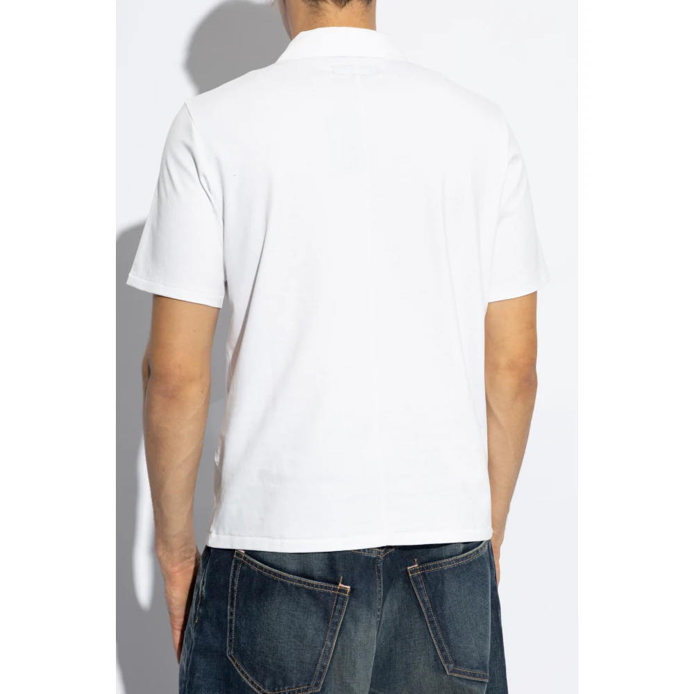 Rag & Bone Polo Pima White Heren