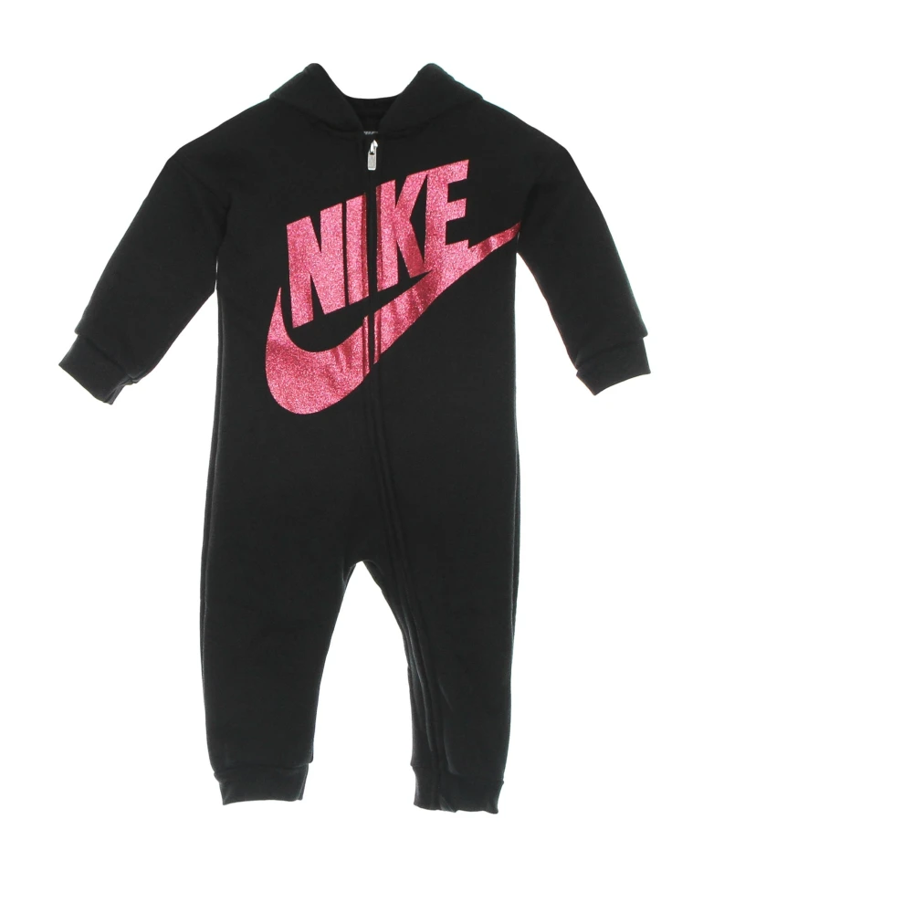 Nike Mysig Fleece Jumpsuit Huva Overall Black, Unisex