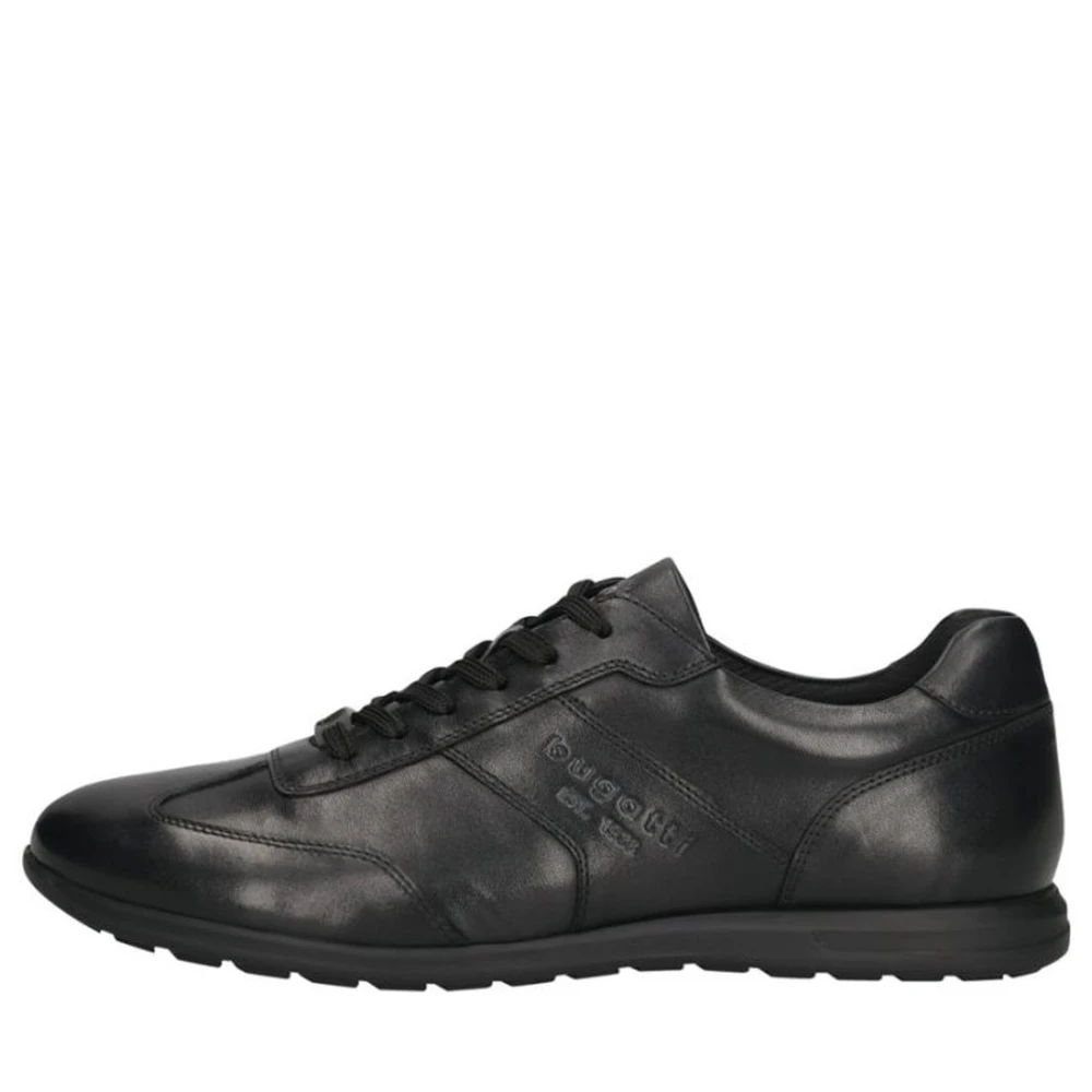 Bugatti Leren Sneaker Heren Schoenen Zwart