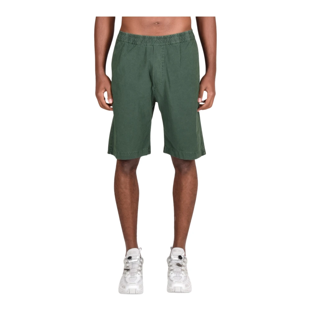 Barena Venezia Katoenen Shorts voor Mannen Green Heren