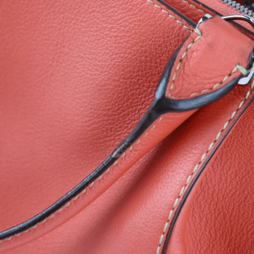 Cartier Vintage Pre-owned Leather handbags Orange Dames