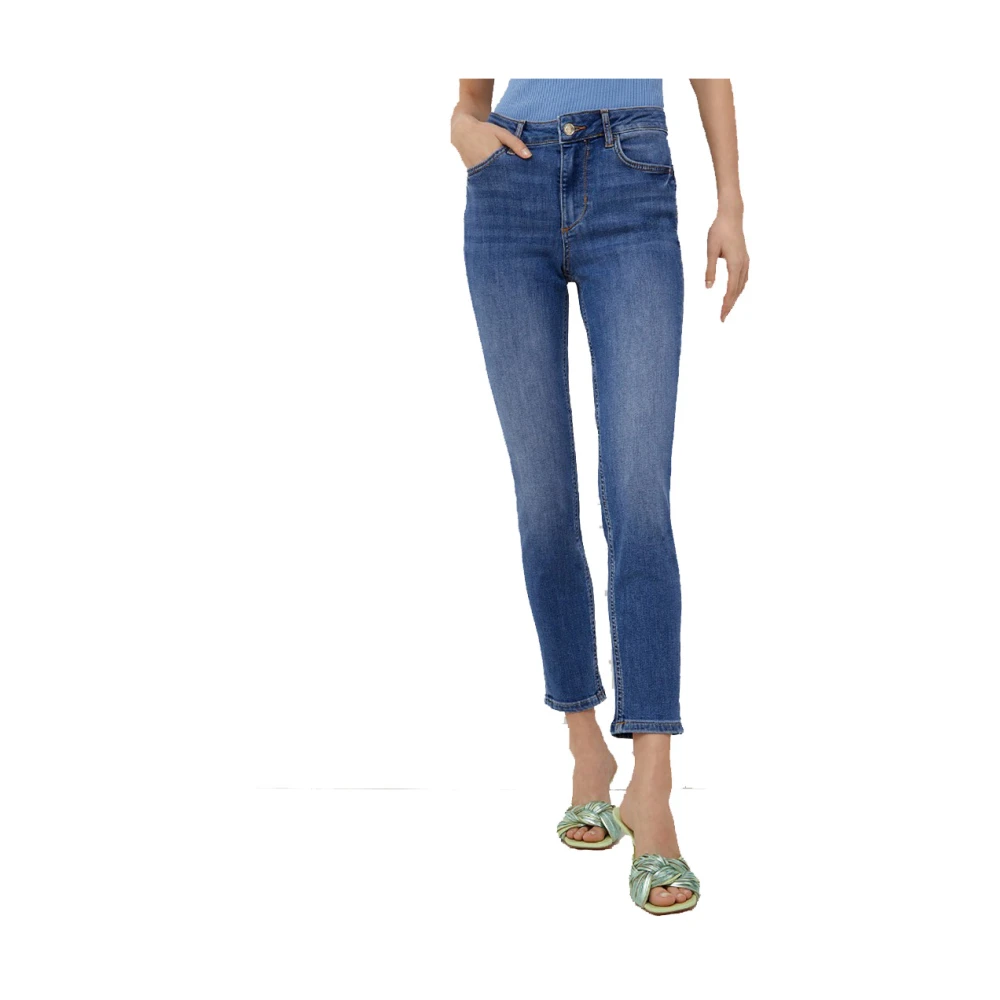 Liu Jo Stonewash Skinny Jeans Blue Dames