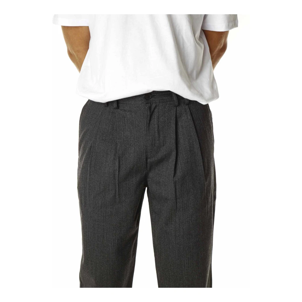 Wax London Tapered Fit Broek Gray Heren