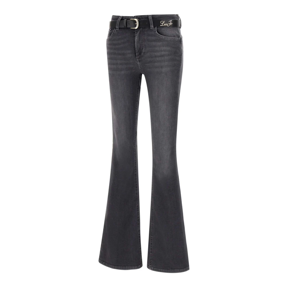 Liu Jo Zwarte Beat Denim Jeans Black Dames