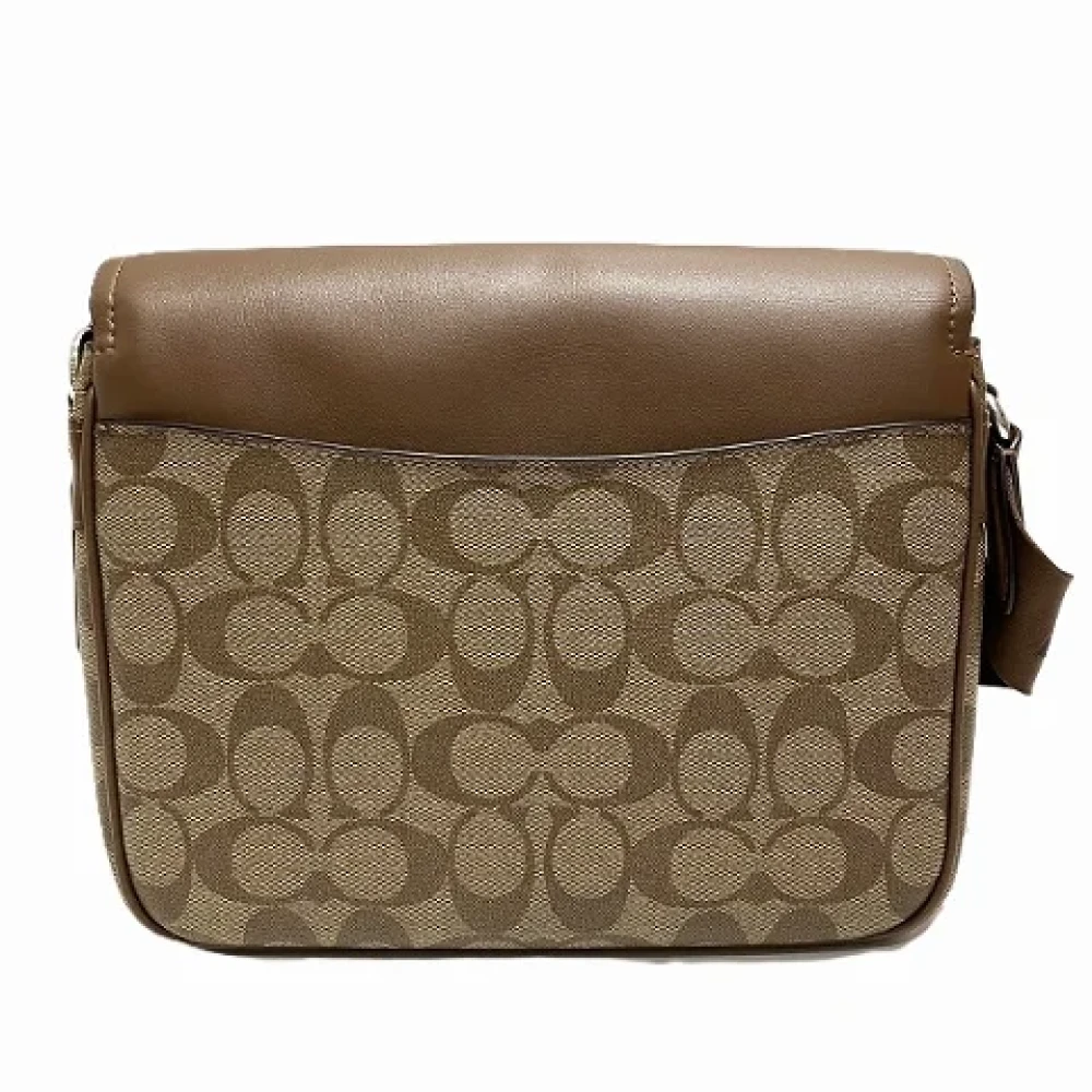 Coach Pre-owned Canvas shoulder-bags Green Dames