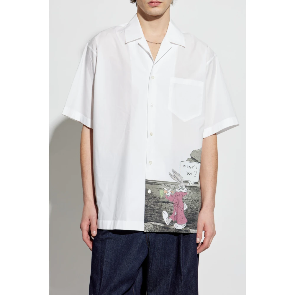 Iceberg Kortemouwenshirt White Heren