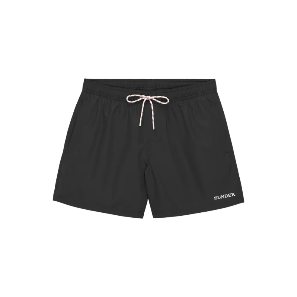 Sundek - Boxer De Baño Con Bolsillo Trasero - Swimwear - Hombre - Negro - L